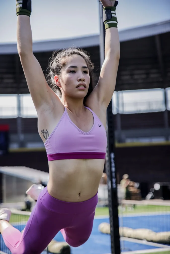 Atleta durante la miglior competizione CrossFit in Italia 5