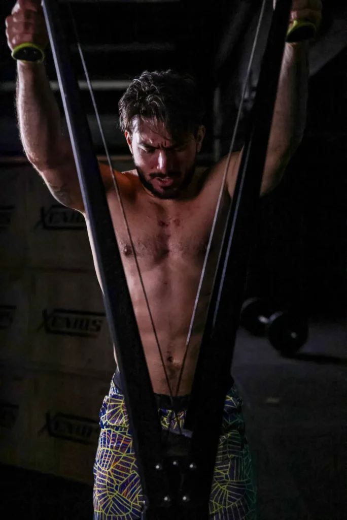 Atleta durante la miglior competizione CrossFit in Italia 8